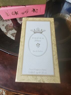 TOCCA Liliana Eau de Parfum Travel Spray - White & Gold Box